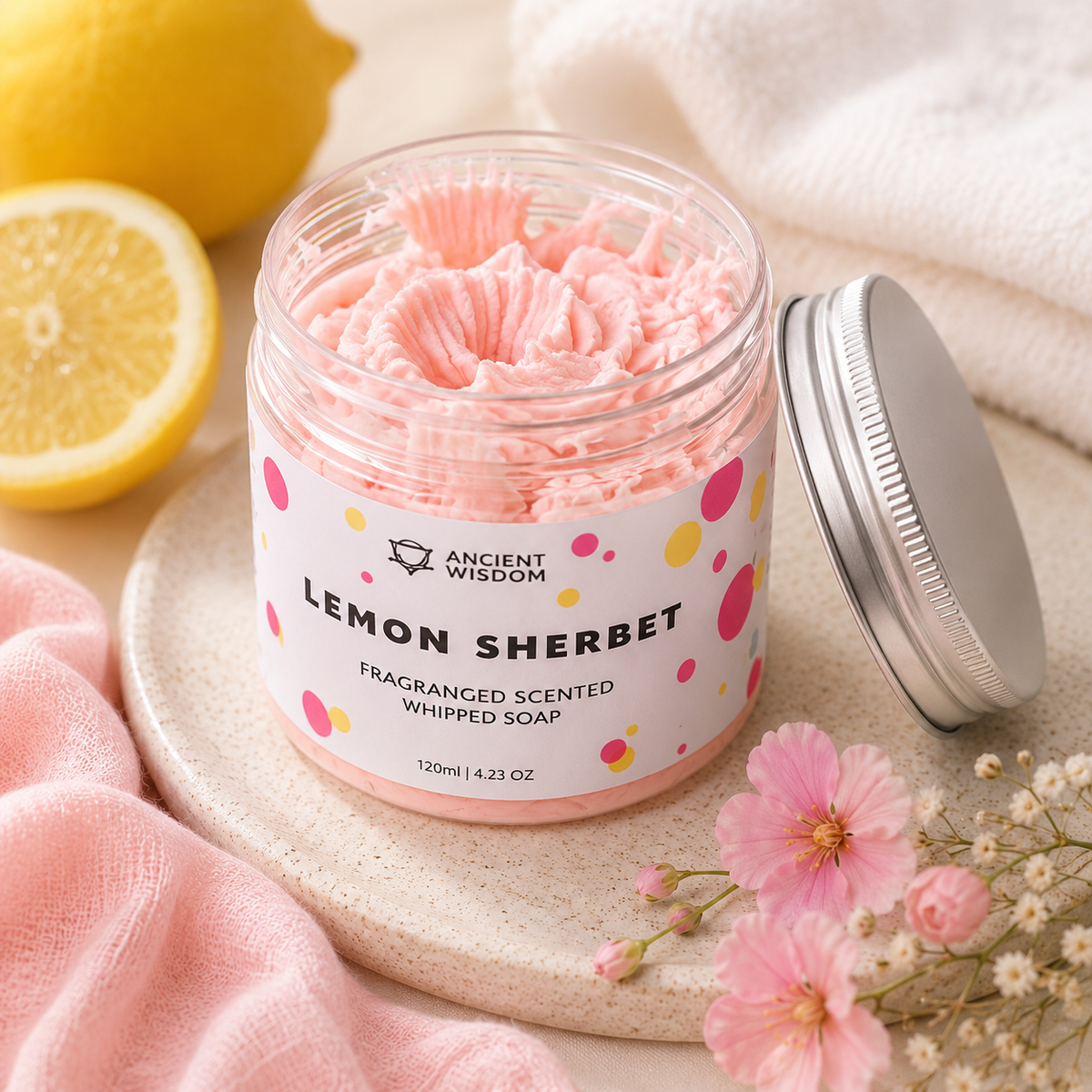 Savon chantilly - Limonade rose - 120 g