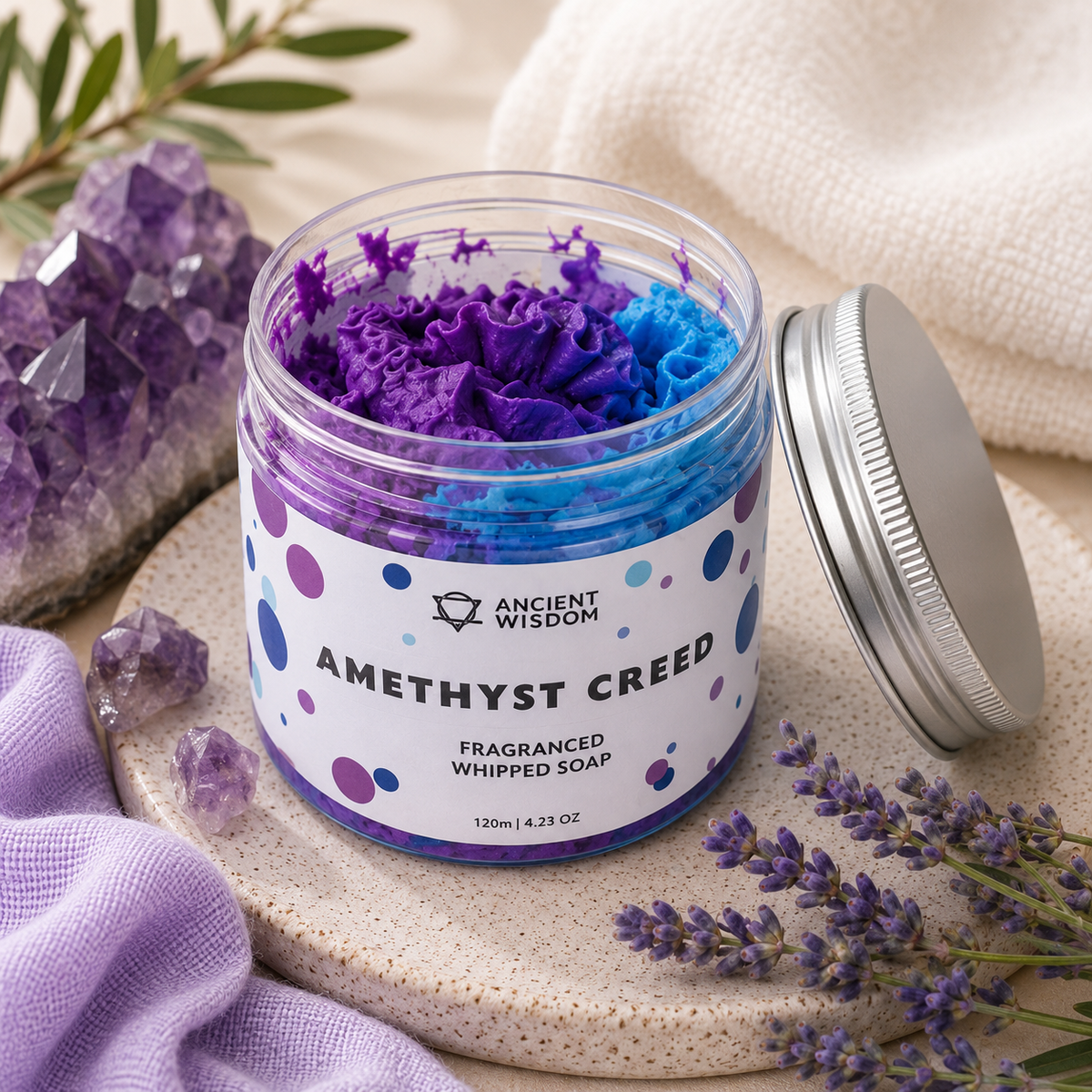 Savon chantilly - Améthyst creed - 120 g