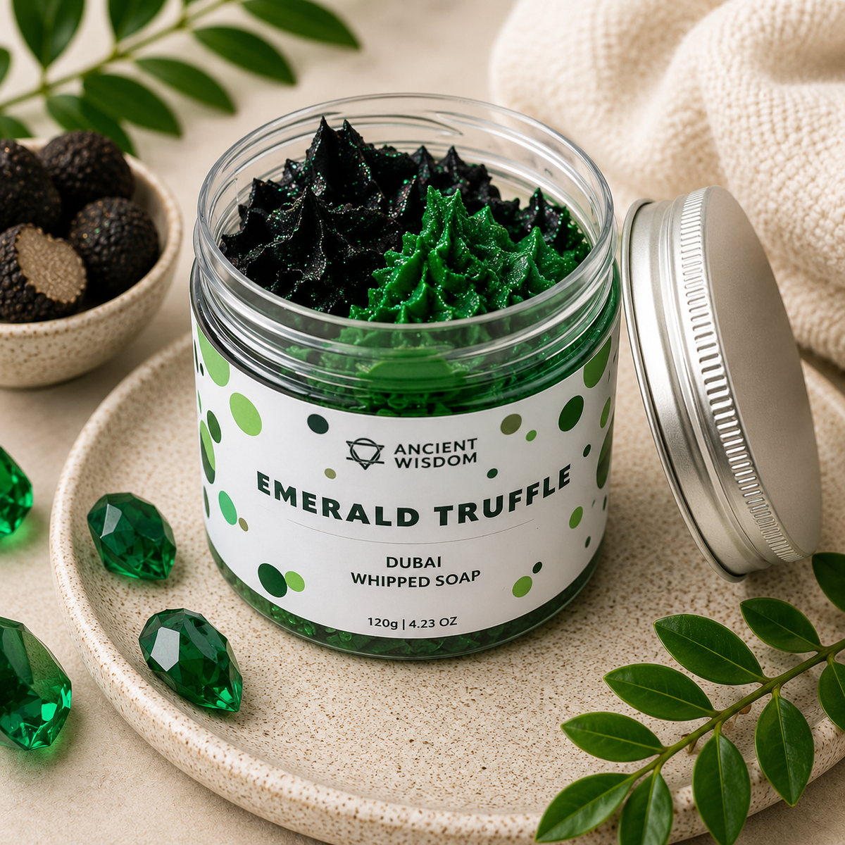 Savon chantilly - Dubaï - Truffe Émeraude - 120 g