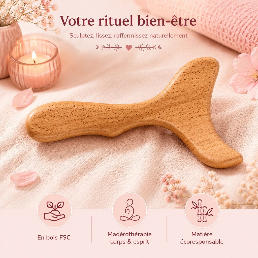 Masseur en bois Madérothérapie Maryse - Massage relaxant et stimulant