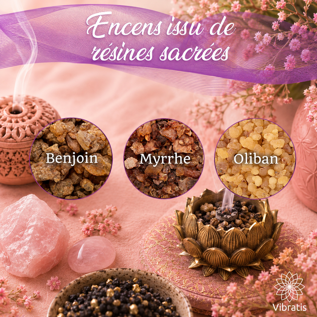 Encens pontifical naturel en grains - 100 g (en vrac ou en sachet)