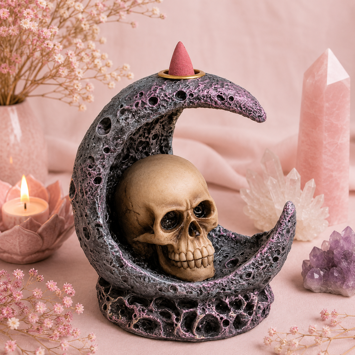 Fontaine encens – Skull on moon