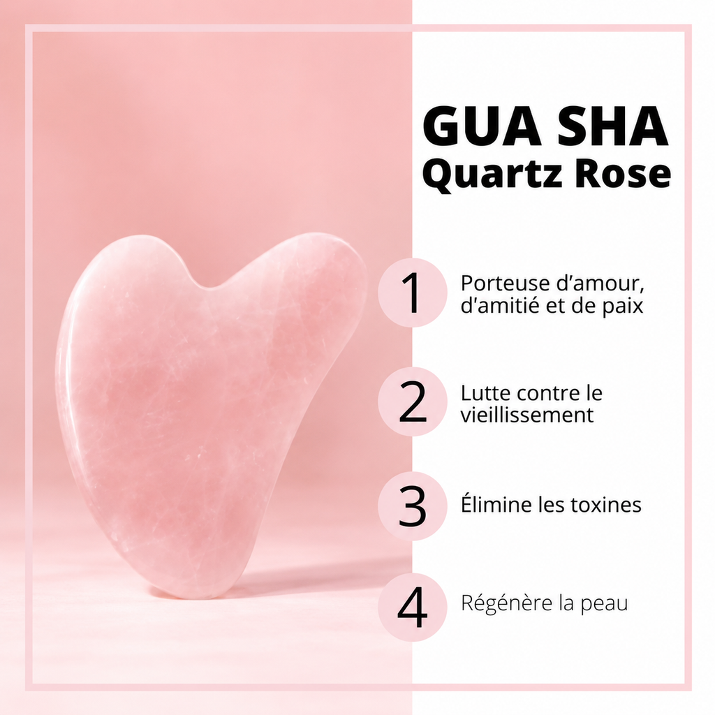 Gua Sha Quartz rose