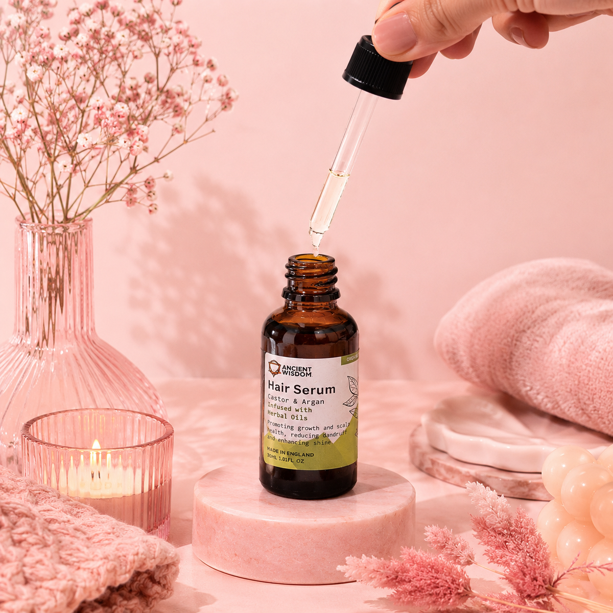 Sérum capillaire bio - Formule unique - 30 ml - AUX PLANTES