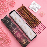 Encens de purification au Quartz rose - Rose