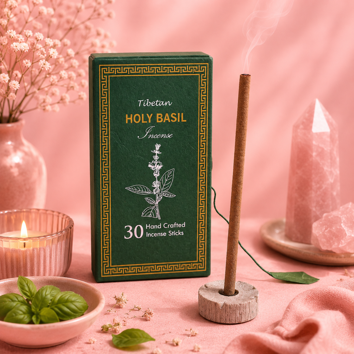 Encens Sughandit Dhoop de l'Himalaya - Basilic sacré