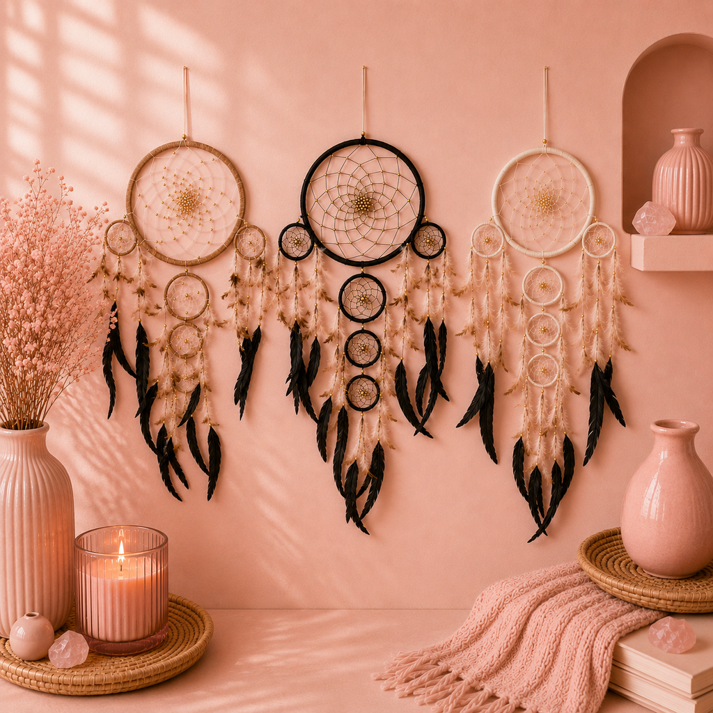 Extra Grand attrape-rêves - 3 couleurs - 115 x 32 cm