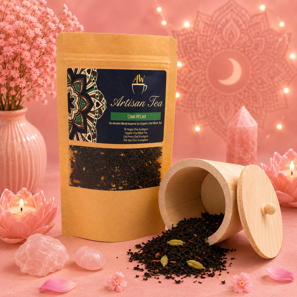 Thé du monde entier - Thé noir chaï biologique (saveurs orientales & épices asiatiques) - 50 g