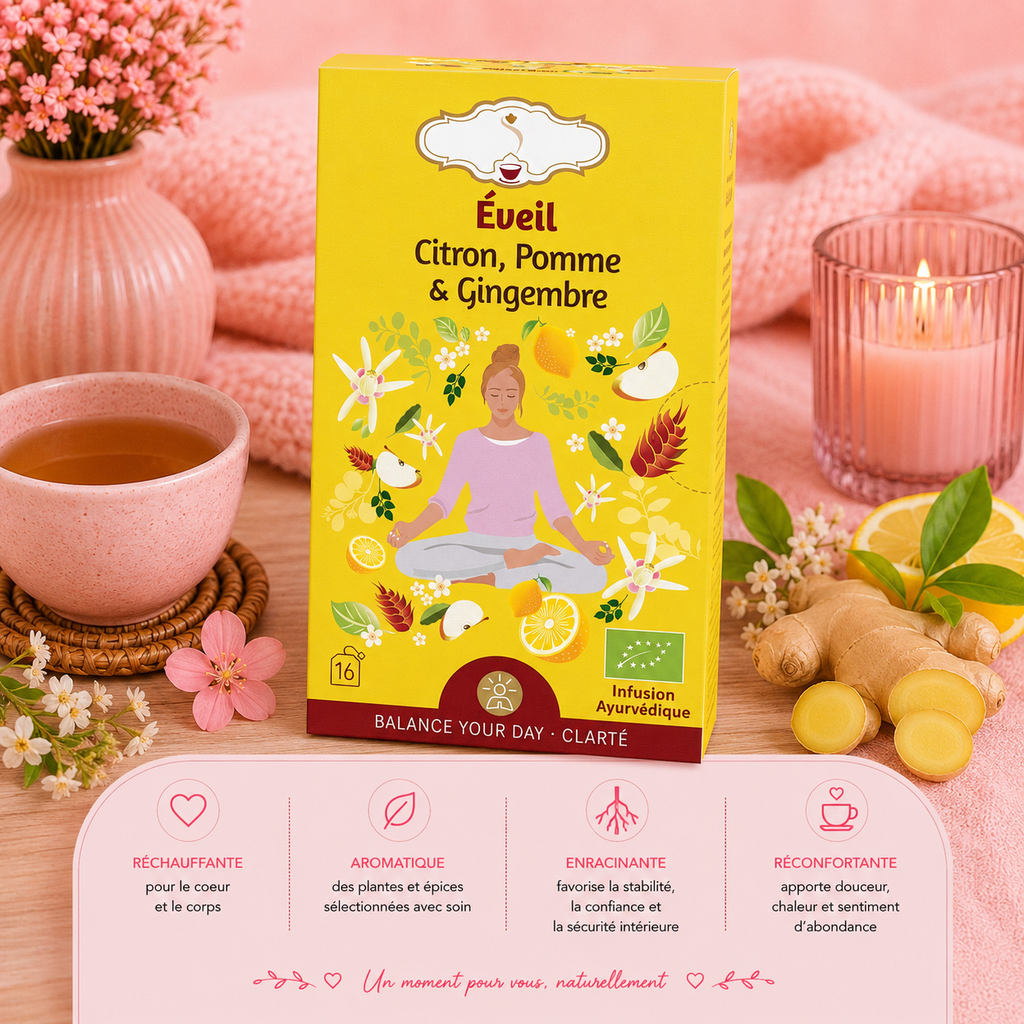 Tisane "ÉVEIL" - Harmoniser vos journées & booster votre bien-être
