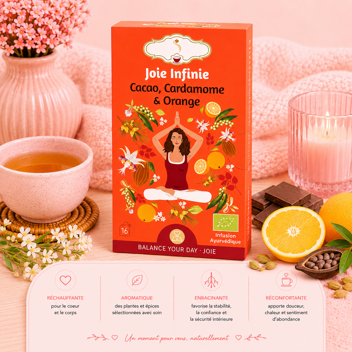Tisane "JOIE INFINIE" - Naturelle & réconfortante