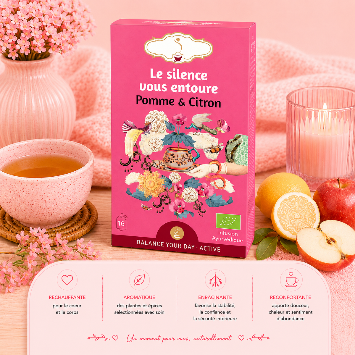 Tisane "LE SILENCE VOUS ENTOURE" - Espace - Idéale en soirée