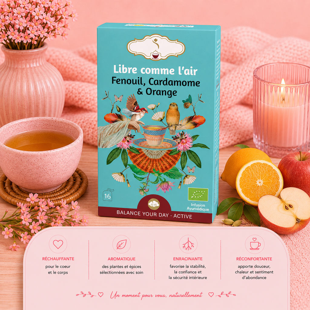 Tisane "LIBRE COMME L'AIR" - Air - Idéale en soirée