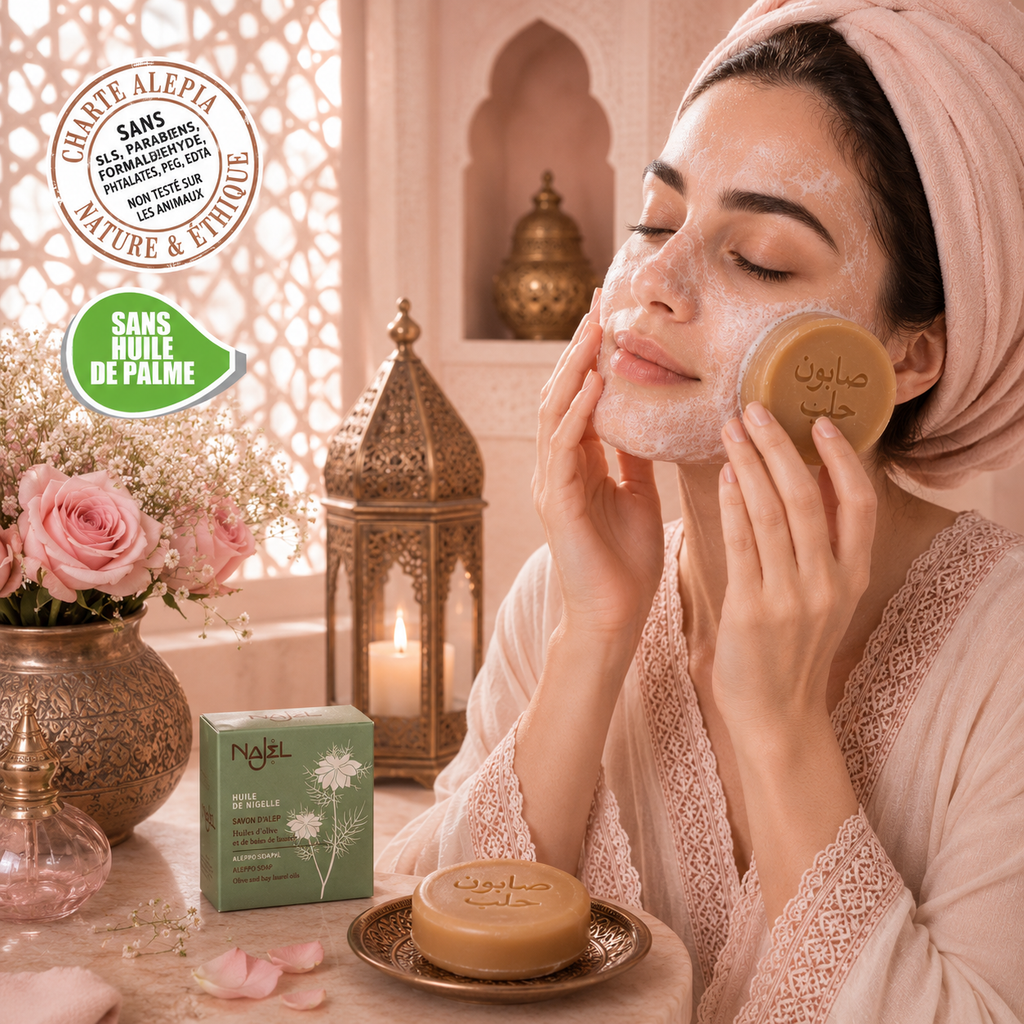 Savon d'Alep à l'huile de nigelle – 100 g