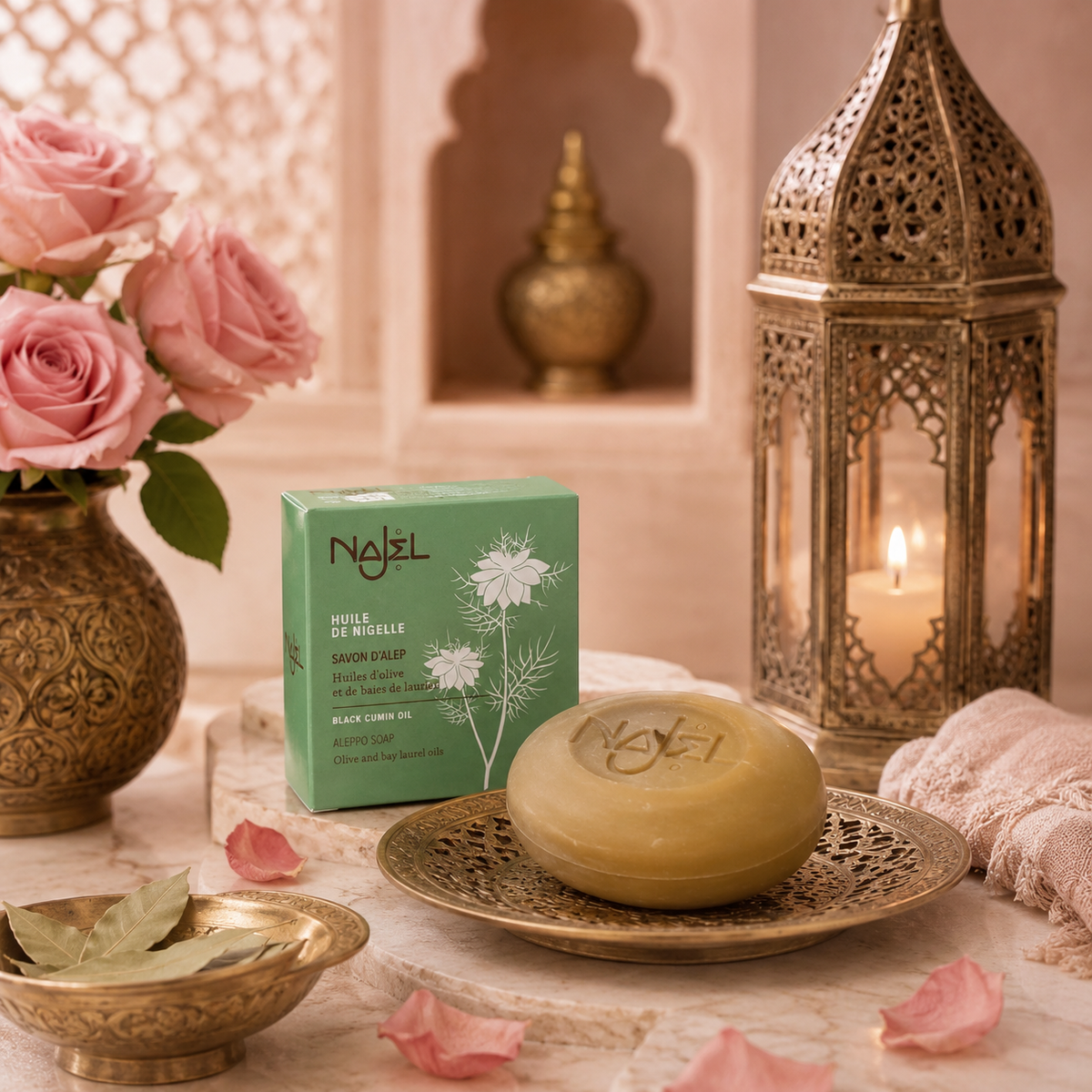 Savon d'Alep à l'huile de nigelle – 100 g