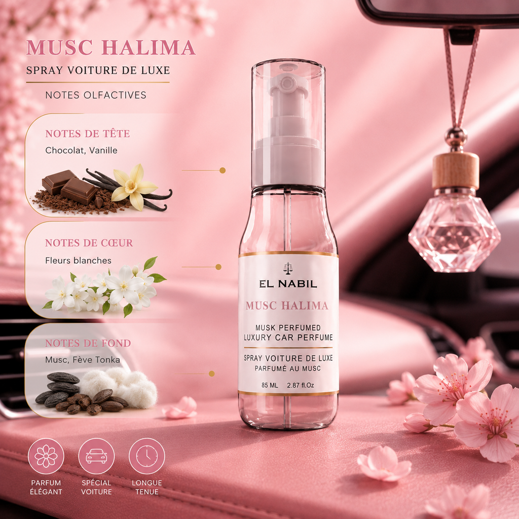Musc Halima Spray Voiture