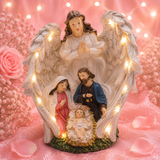 Crèche angélique lumineuse - Protection & douceur de Noël