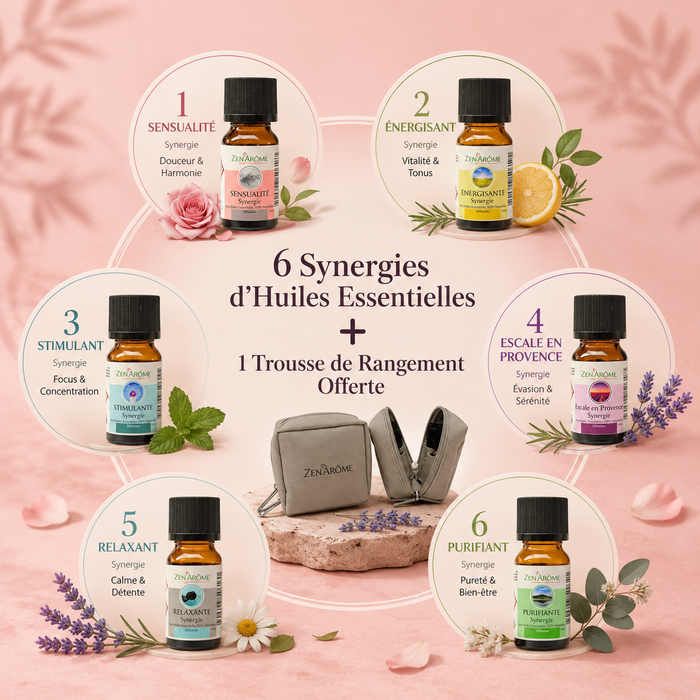 Pack Découverte : 6 Synergies + trousse offerte