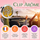 Diffuseur de parfum et huile essentielle pour voiture Clip'Arôme - Plusieurs modèles – 30 mm