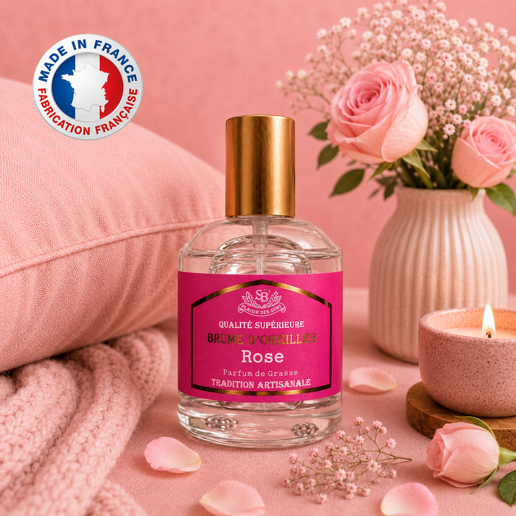 Brume d'oreiller - ROSE - 50 ml