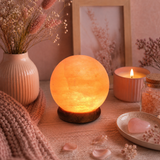 Lampe sel de l'Himalaya sphère sur USB - 8 cm x 8 cm