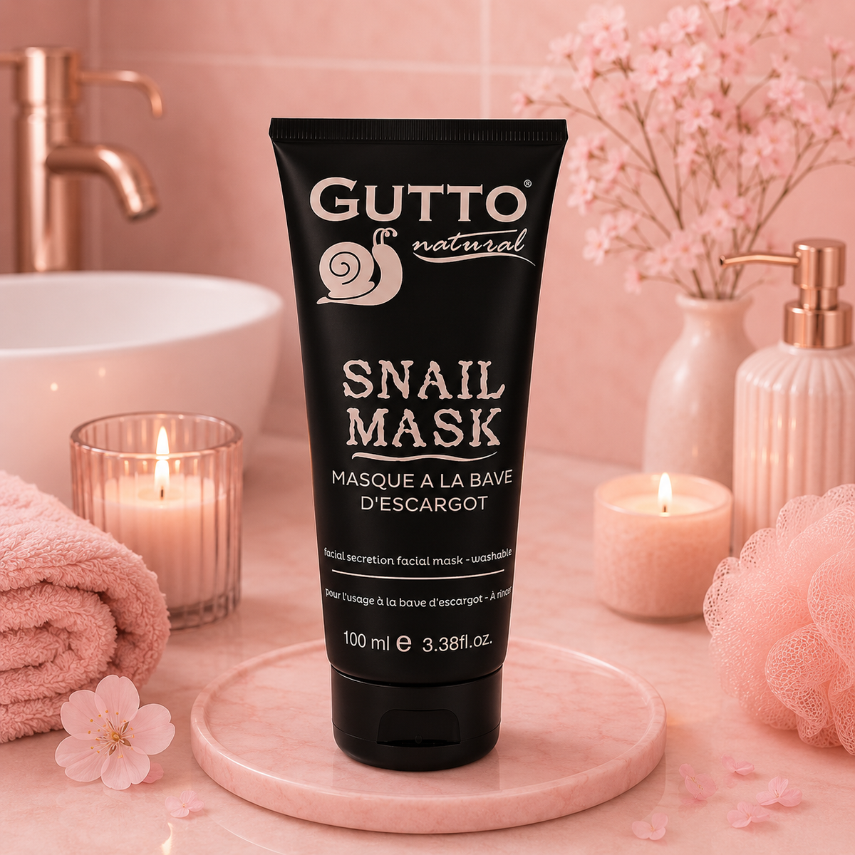 Masque visage à la bave d'escargot - CONTRE LES IMPERFECTIONS DE LA PEAU - 100 ml