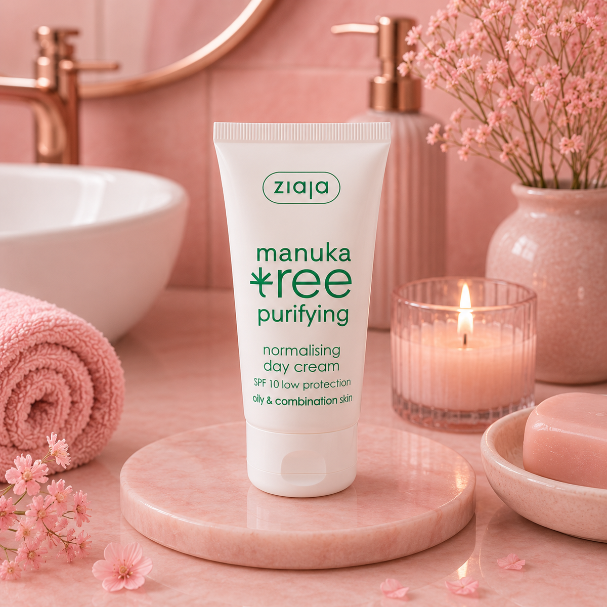 Crème de jour Anti-acné au Zinc et au Manuka