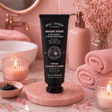 Masque visage purifiant charbon et lait d'ânesse bio - 120 ml
