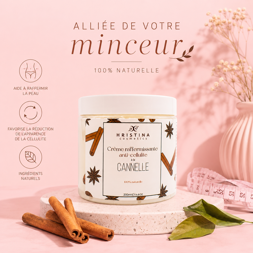 Crème raffermissante anti-cellulite à la cannelle - 200 ml