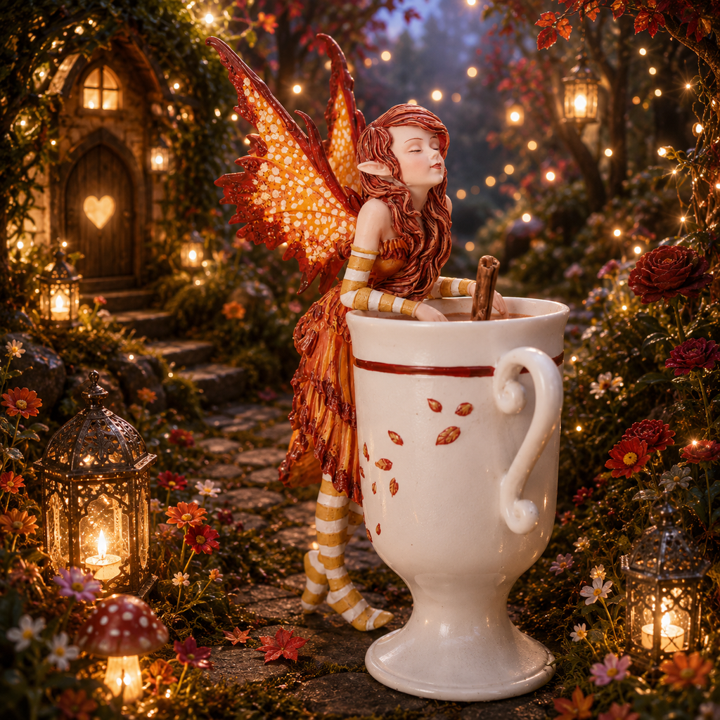 La Fée du cidre par Amy Brown (12,1 x 5,1 x 15,9 cm)
