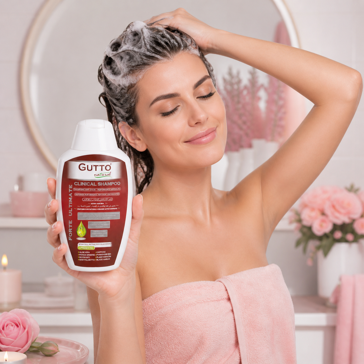 Shampooing anti-chute aux actifs naturels et bio - 300 ml