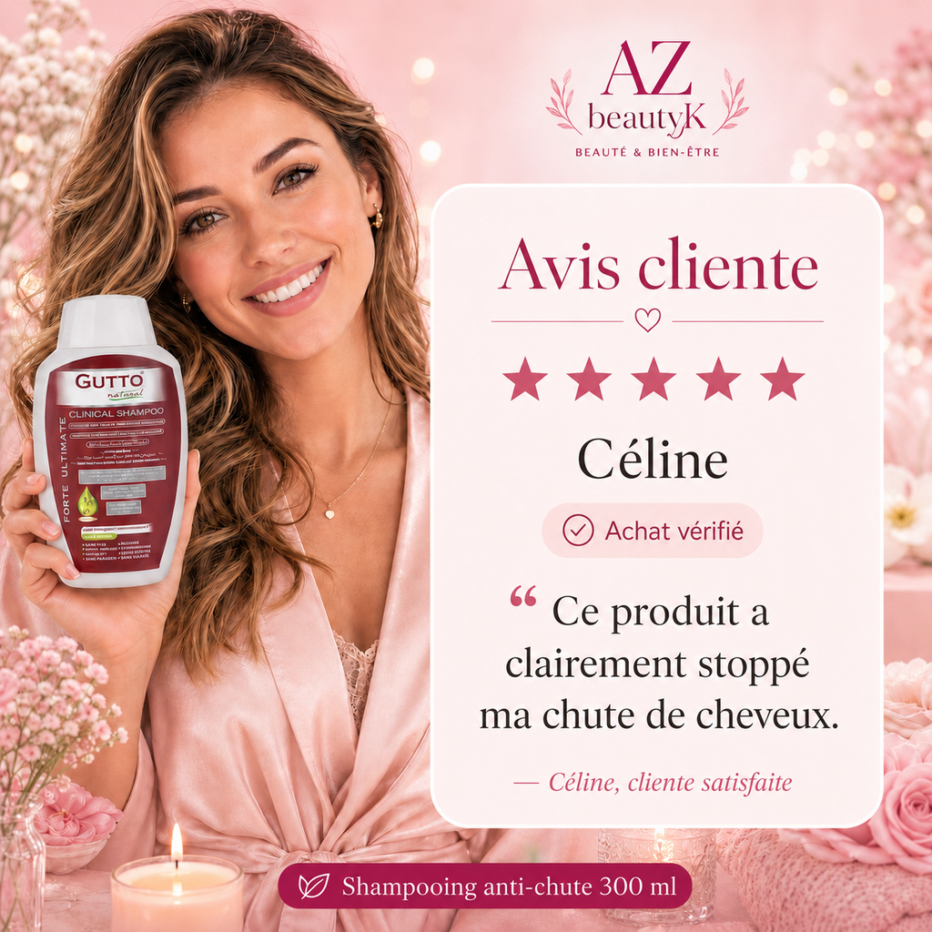 Shampooing anti-chute aux actifs naturels et bio - 300 ml
