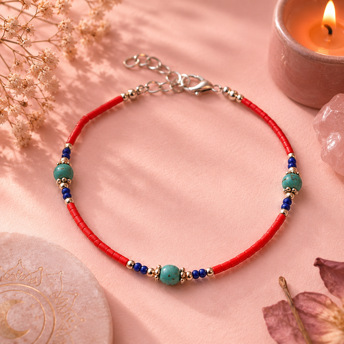 Bracelet népalais en pierre extra-fine - Plusieurs variantes