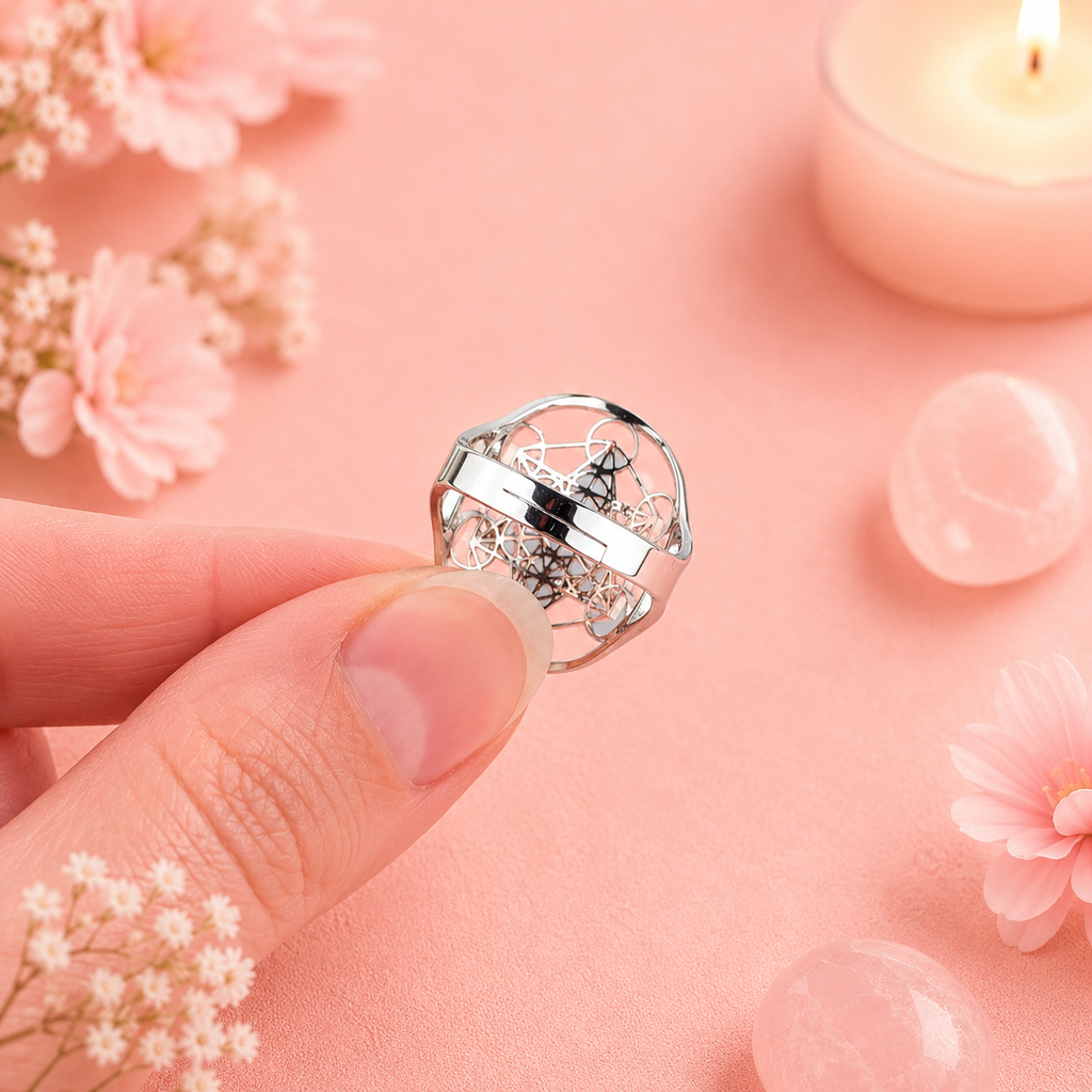 Bague Metatron ajustable - Acier inoxydable