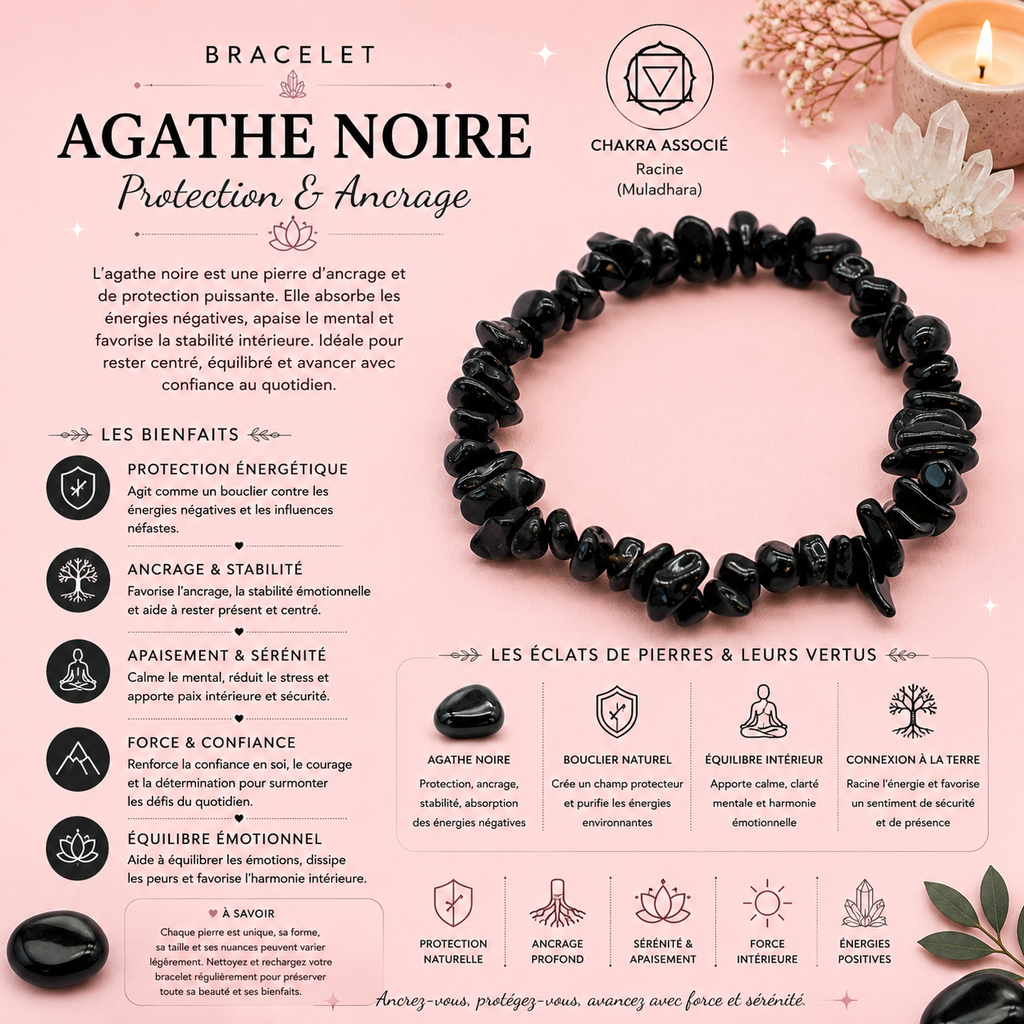 Bracelet en éclat de pierre