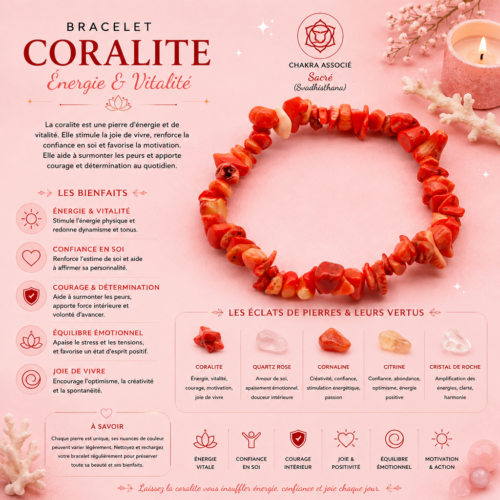Bracelet en éclat de pierre
