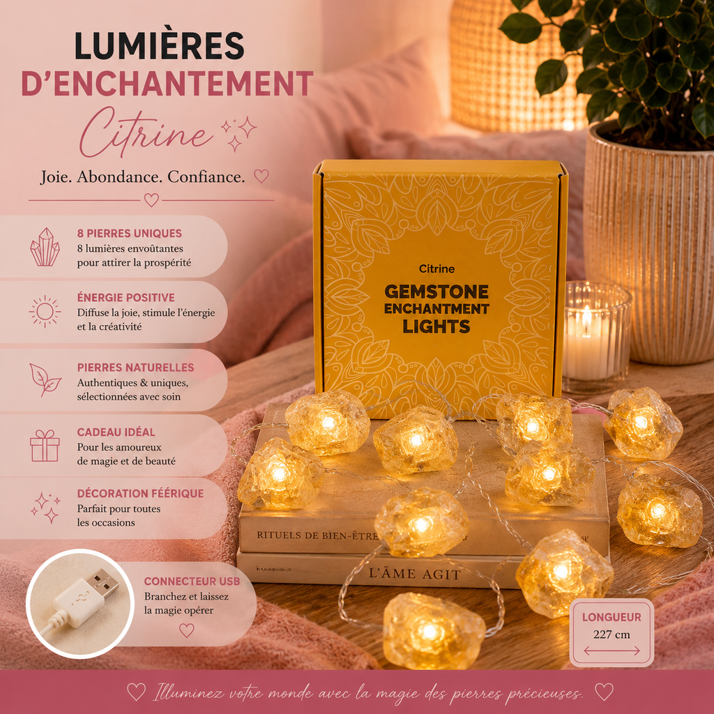 Lumière d'enchantement en pierres précieuses (choix multiples)