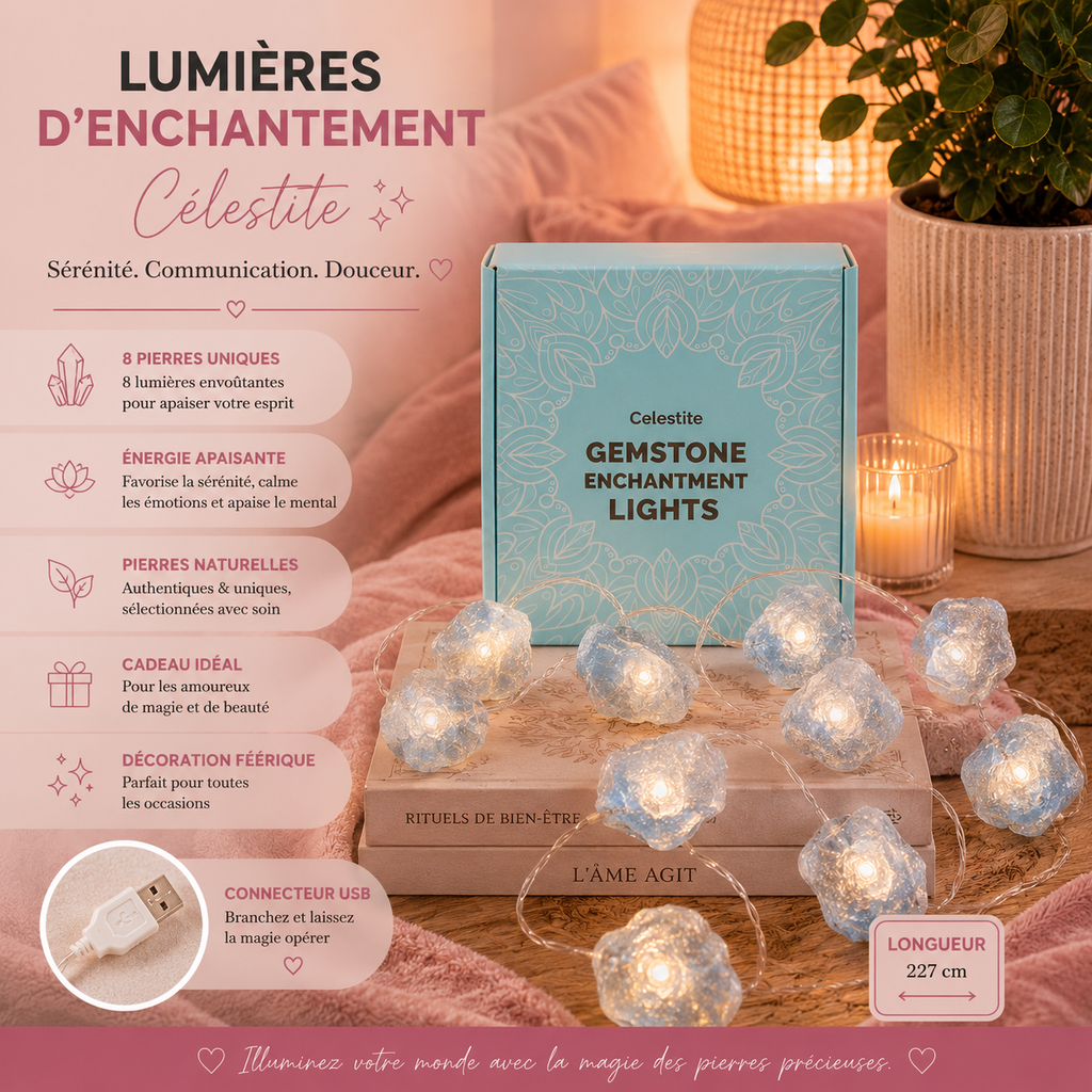 Lumière d'enchantement en pierres précieuses (choix multiples)