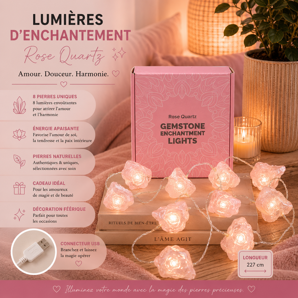 Lumière d'enchantement en pierres précieuses (choix multiples)