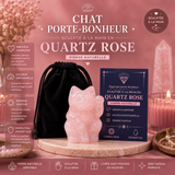 Chat chanceux (maneki neko) en pierres précieuses - 4 variantes