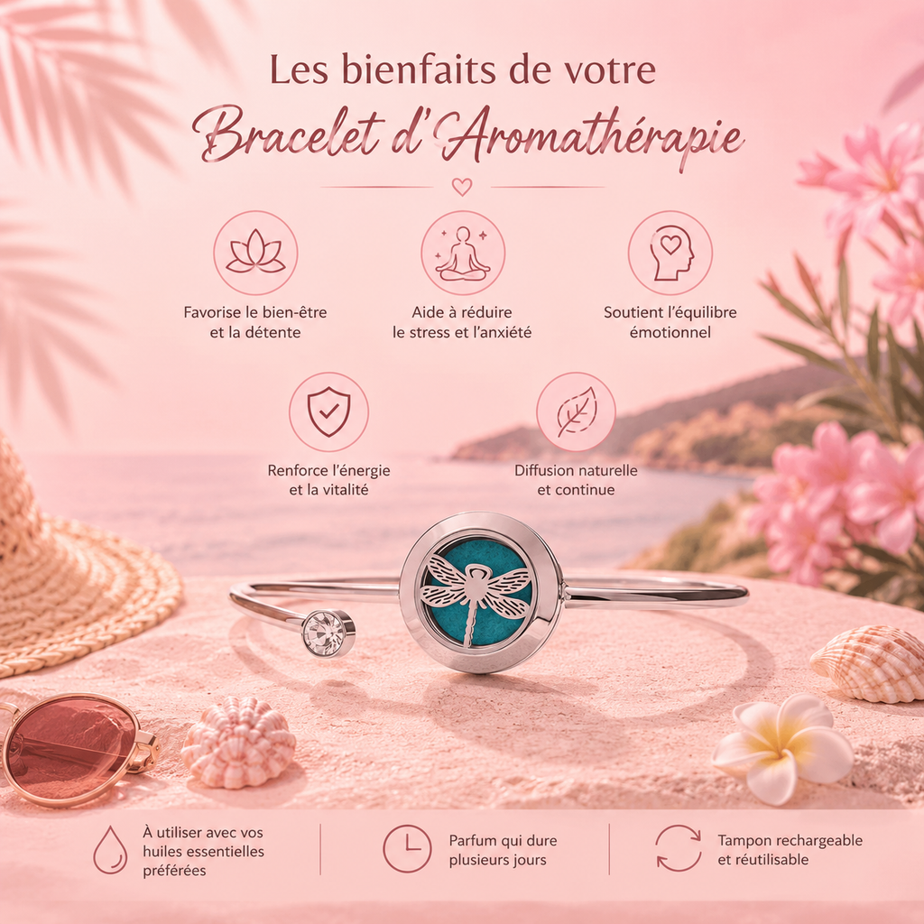 Bracelet d'Aromathérapie Diffuseur