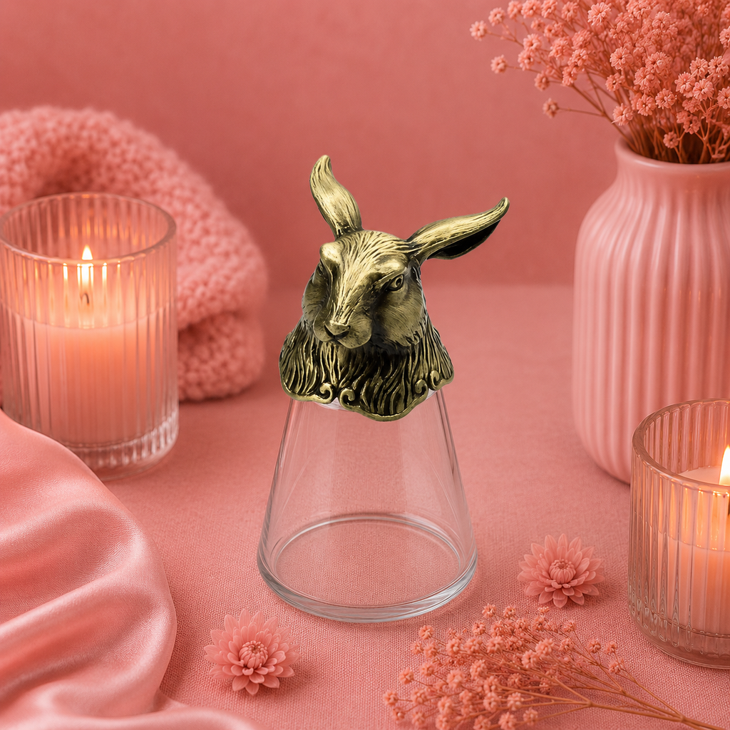 Verres à shot à l'unité (25 ml) - Créatures du zodiaque chinois - Bronze antique