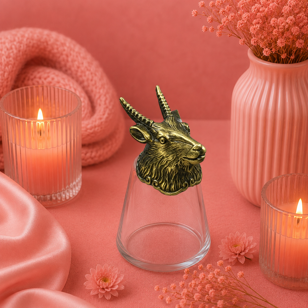 Verres à shot à l'unité (25 ml) - Créatures du zodiaque chinois - Bronze antique