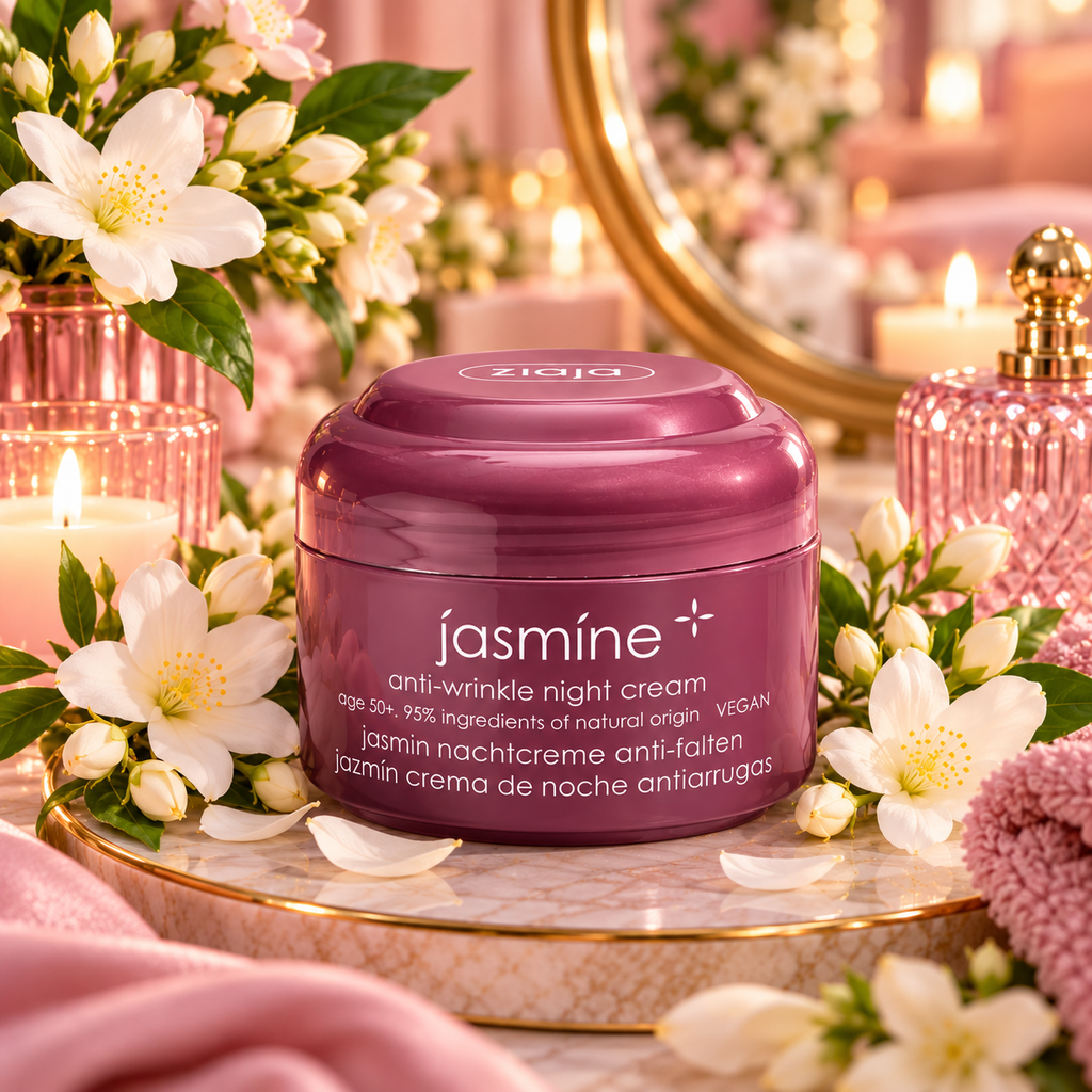 Crème de nuit Anti-rides au jasmin