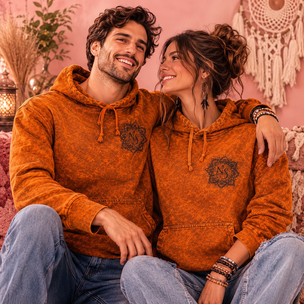 Sweat à Capuche Nomad Sari – L'Esprit Bohème & Nomade (4 tailles)