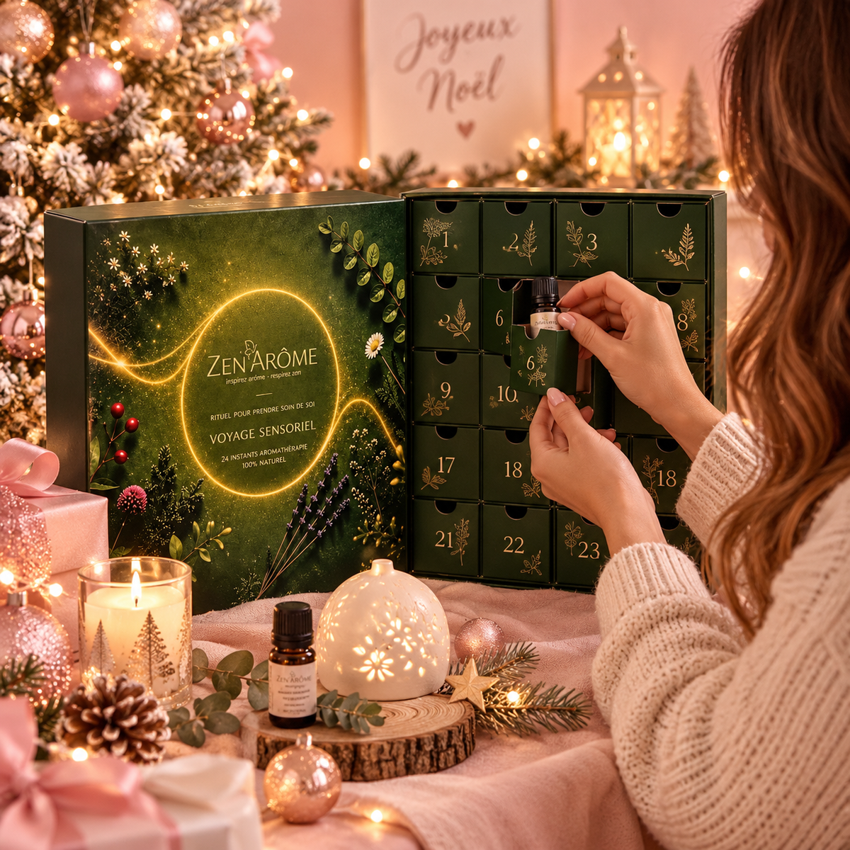 Calendrier de l’Avent Aromathérapie - 24 cases - QUANTITÉ LIMITÉE